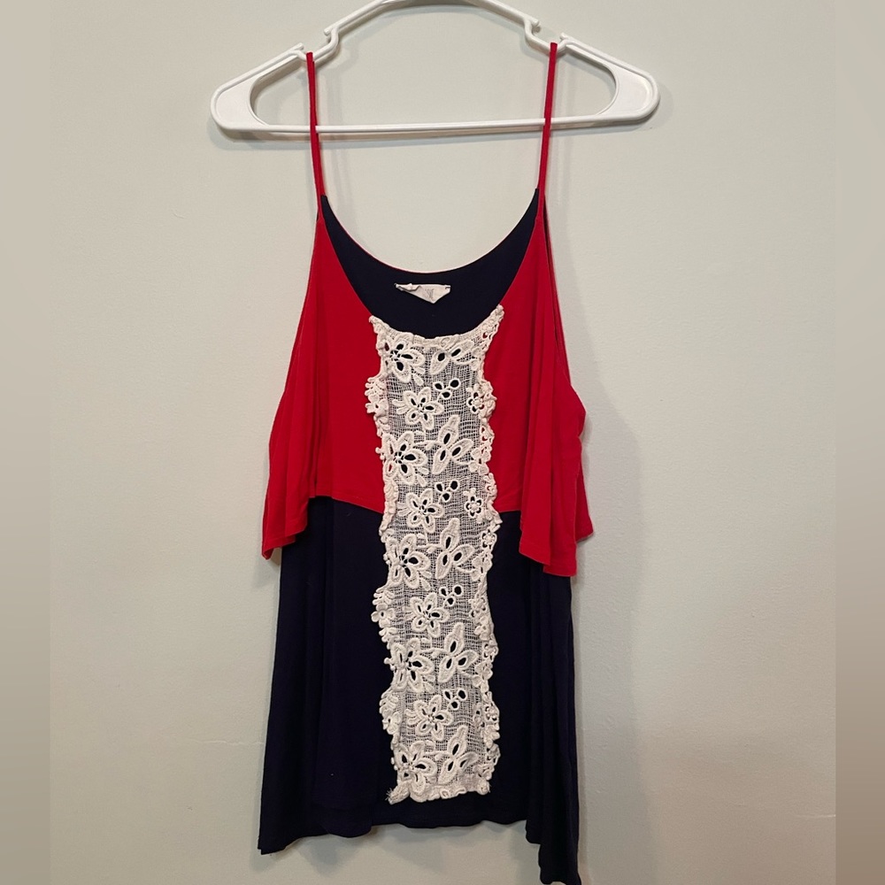 Brand: Peach Love | Size: L | Color: Red/Blue